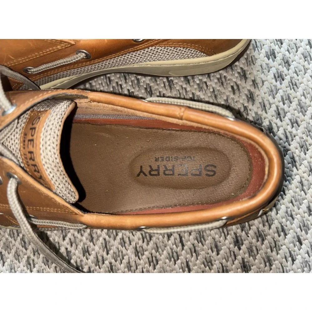 Sperry Topsider Men's 11.5 Billfish 3 Eye Boat Loafers Leather Shoes Preppy New